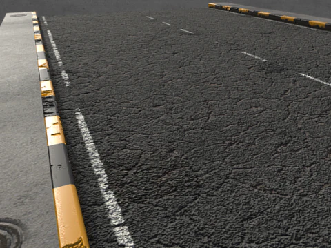 Road Model 3D Model