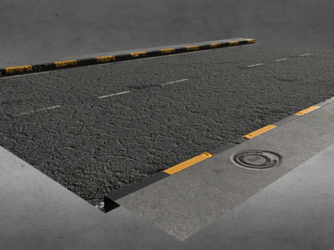 Road Model 3D Model