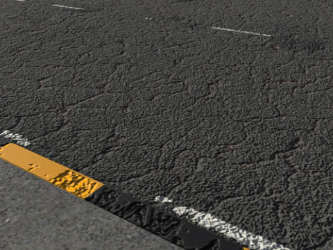 Road Model 3D Model