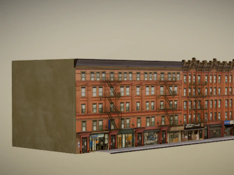 Old Building 3D Model