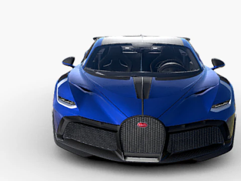 Modelo de carro Bugatti DIVO Modelo 3D