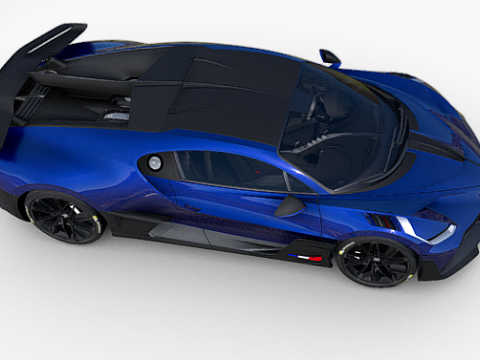 Bugatti DIVO Car Model 3D 모델