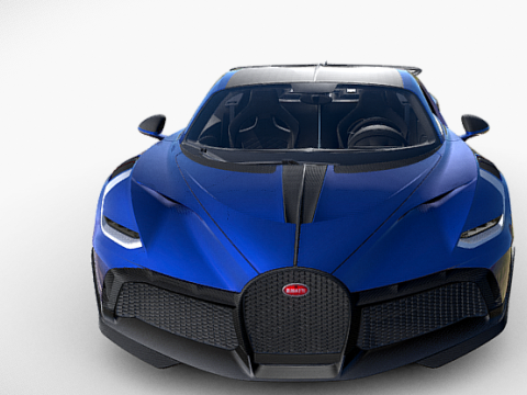 Bugatti DIVO Car Model 3D 모델
