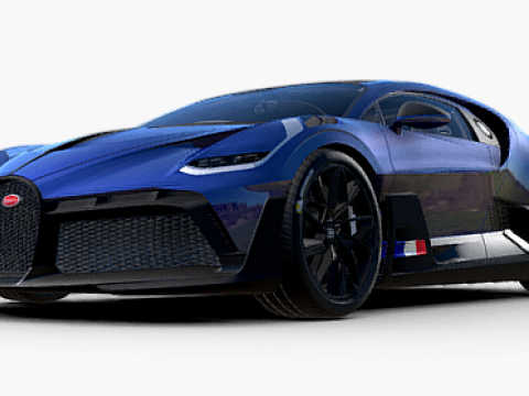 Bugatti DIVO Car Model 3D 모델