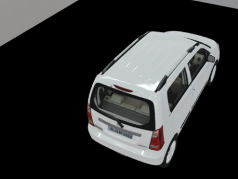 Suzuki Wagnor Car 3D Model