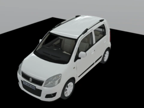 Suzuki Wagnor Car 3D Model