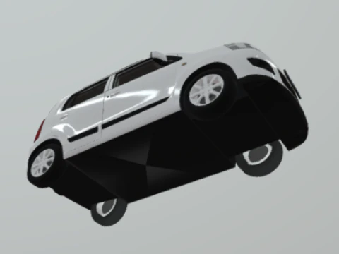 Suzuki Wagnor Car 3D Model