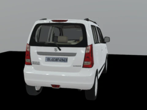 Suzuki Wagnor Car 3D Model