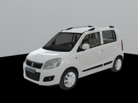 Suzuki Wagnor Car Model 3D