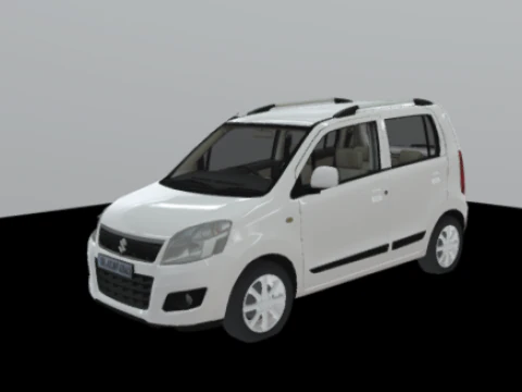 Suzuki Wagnor Car 3D Model
