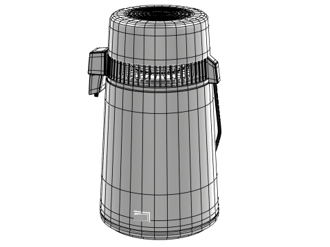 Electric Water Distiller 3D Model
