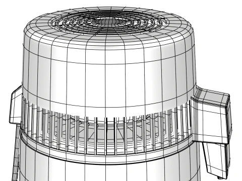 Electric Water Distiller 3D Model