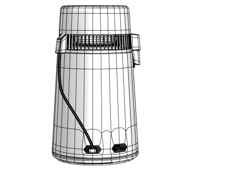 Electric Water Distiller 3D Model