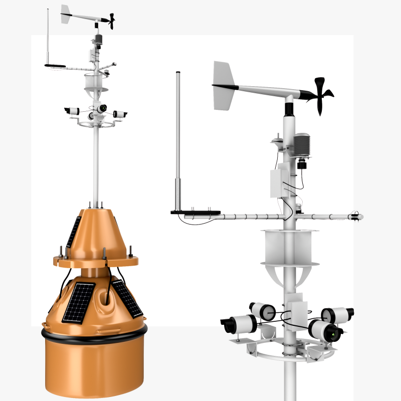 Wireless Weather Station 3D Model .c4d .max .obj .3ds .fbx .stl .blend 