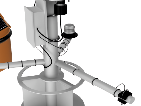 Wireless Weather Station 3D Model