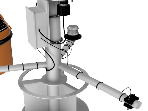 Wireless Weather Station 3D Model