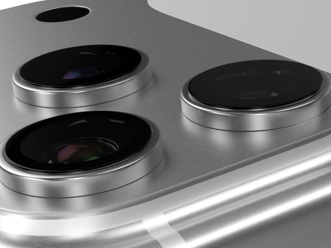 Iphone 17 Pro Max Silver 3D Модель