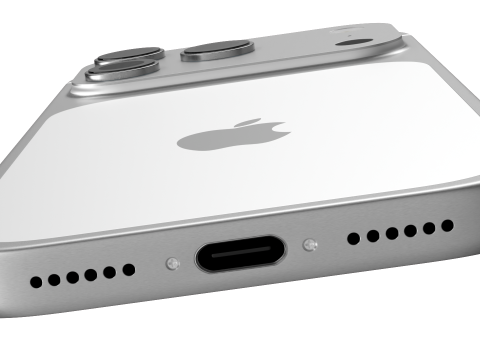 Iphone 17 Pro Max Silver 3D Модель
