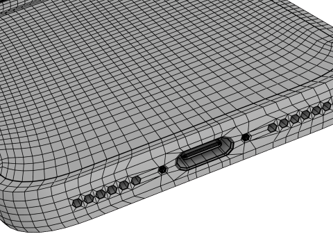 Iphone 17 Pro Max Silver 3D Модель