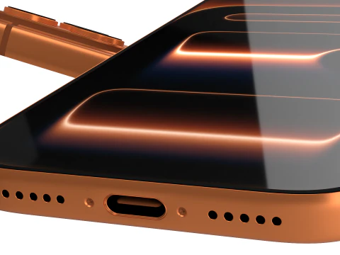 IPhone 17 Pro Cosmic Orange 3D Model