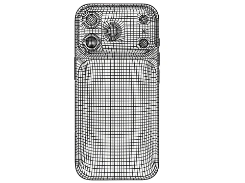 IPhone 17 Pro Cosmic Orange 3D Model