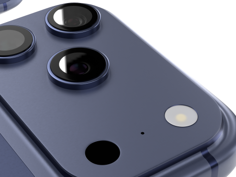 Apple Iphone 17 Pro Deep Blue Model 3D