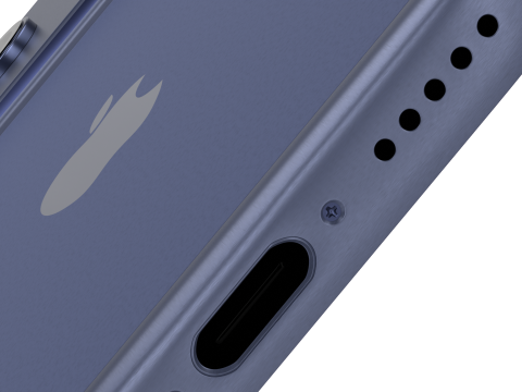 Apple Iphone 17 Pro Deep Blue Model 3D