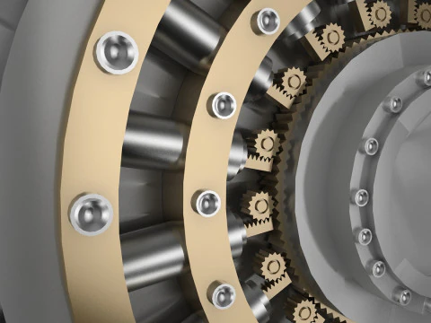 Bank Vault Door 3D Model