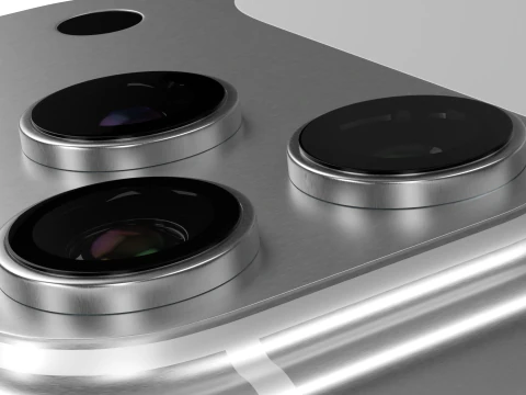 Apple iPhone 17 Pro Silver 3D Model