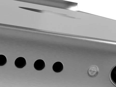 Apple iPhone 17 Pro Silver 3D Model