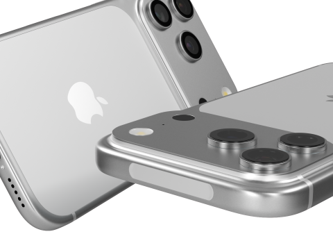 Apple iPhone 17 Pro Silver 3D मॉडल