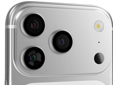 Apple iPhone 17 Pro Silver 3D Model