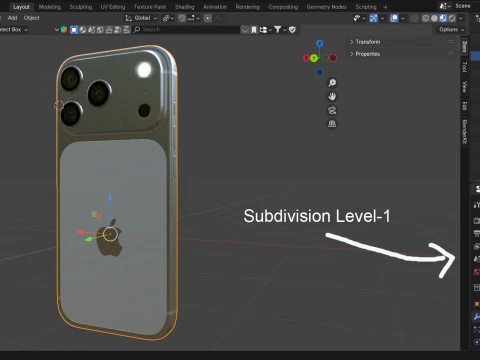 Apple iPhone 17 Pro Silver 3D Model