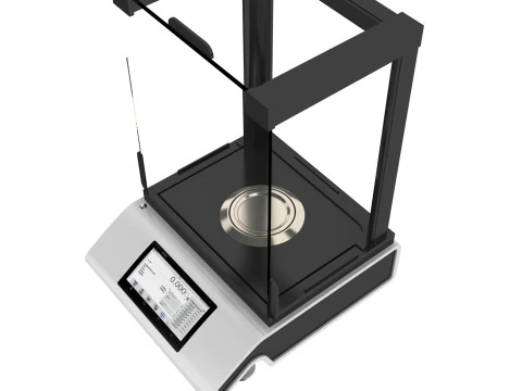 Analytical Balances 3D Model