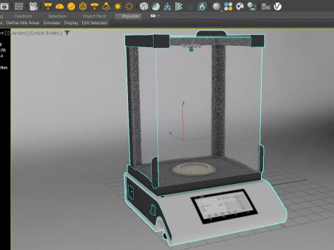 Analytical Balances 3D Model