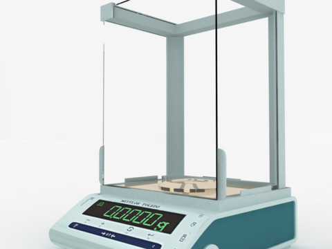 Analytical Balances Model 3D