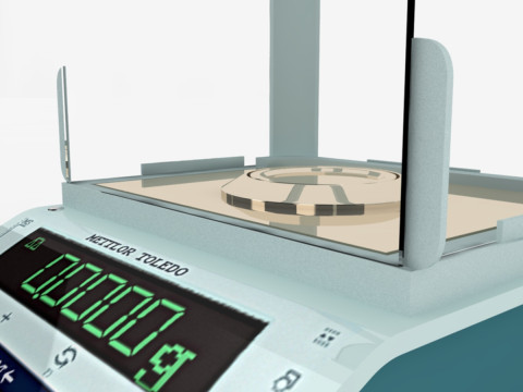 Analytical Balances Model 3D