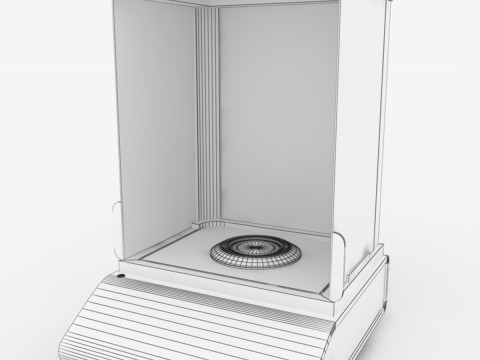 Analytical Balances Model 3D