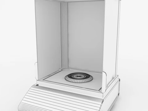 Аналитические весы 3D Модель