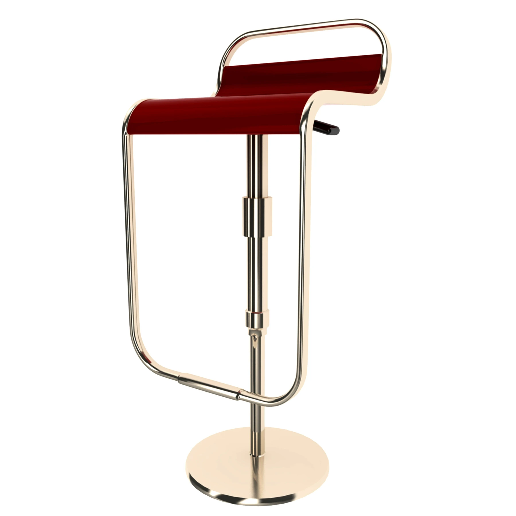 Bar Stool 3D Model .c4d .max .obj .3ds .fbx .stl .blend 