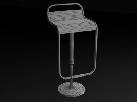 Bar Stool 3D Model