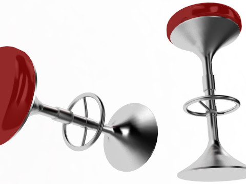 Bar Stool 3D 模型