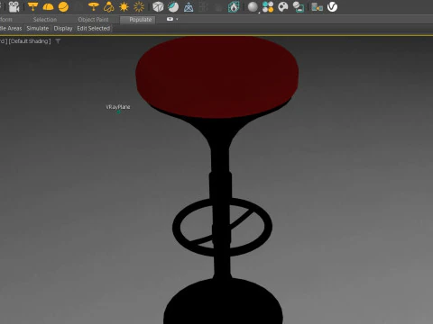Bar Stool 3D Model