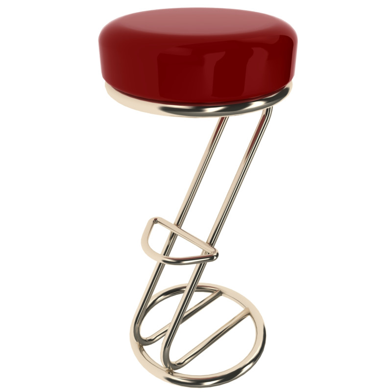 Bar Stool 3D 模型 .c4d .max .obj .3ds .fbx .stl .blend 