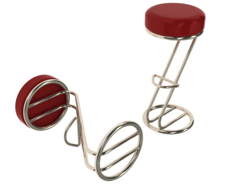 Bar Stool 3D Model