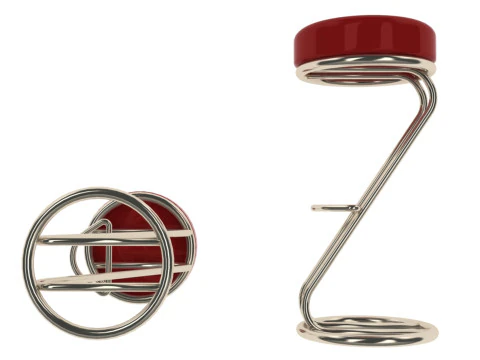 Bar Stool 3D Model
