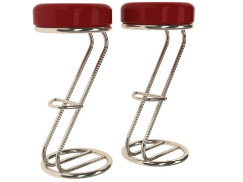 Bar Stool 3D Model