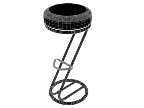 Bar Stool 3D Model