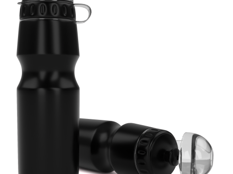 Bike Water Bottle 3D Model