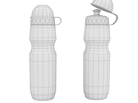 Bike Water Bottle 3D Model